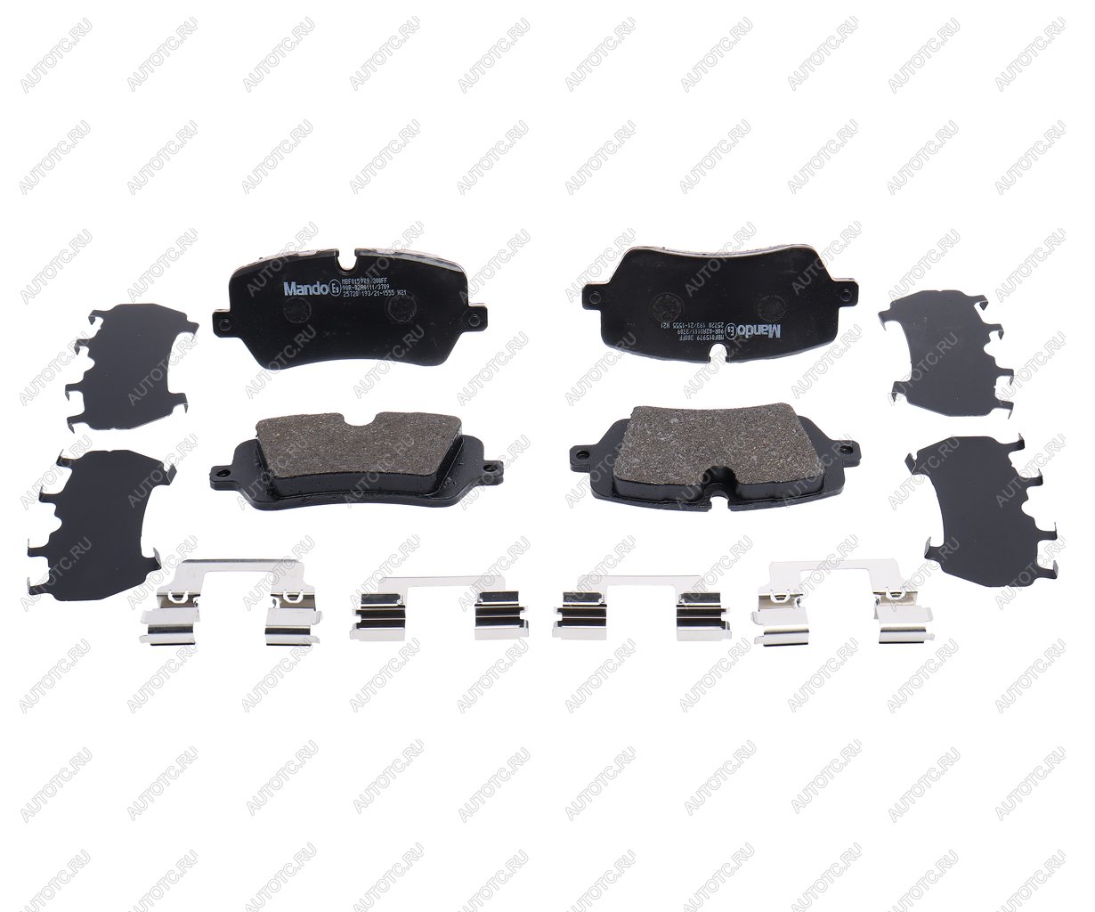 2 399 р. Колодки тормозные LAND ROVER Range Rover (12-) задние (4шт.) MANDO MANDO mbf015979  с доставкой в г. Майкоп