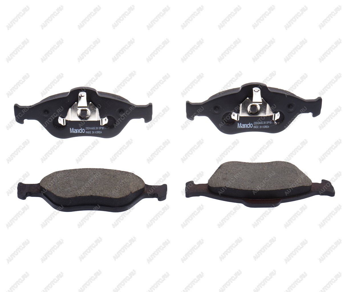 1 549 р. Колодки тормозные FORD Fiesta (95-01-),Fusion (01-) MAZDA 2 (03-),121 (96-) передние (4шт.) MANDO MANDO mpf10 MANDO mpf10  с доставкой в г. Майкоп