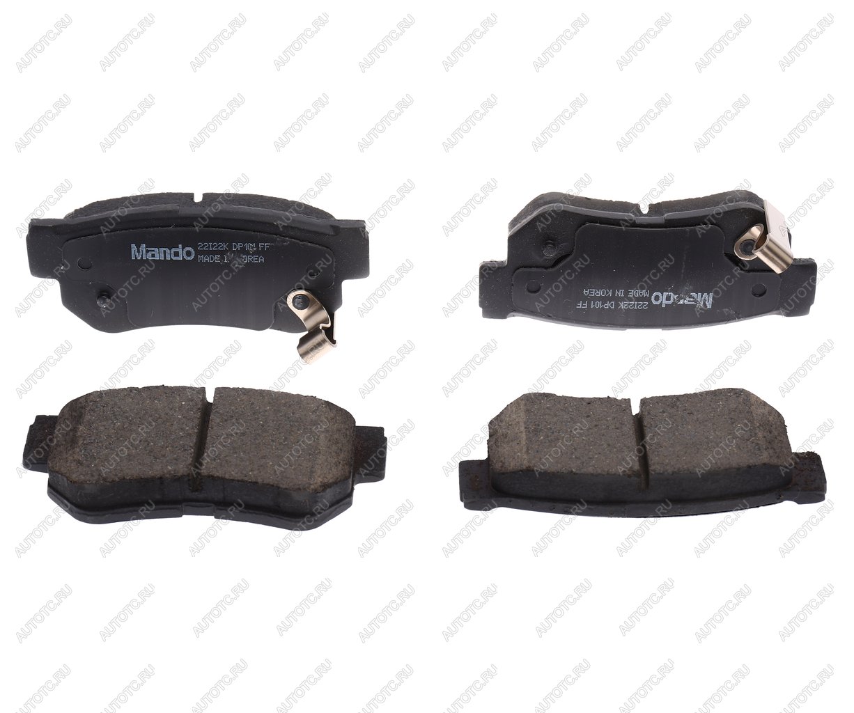 1 099 р. Колодки тормозные HYUNDAI Tucson KIA Sportage (04-) задние (4шт.) MANDO MANDO mph18ns  с доставкой в г. Майкоп