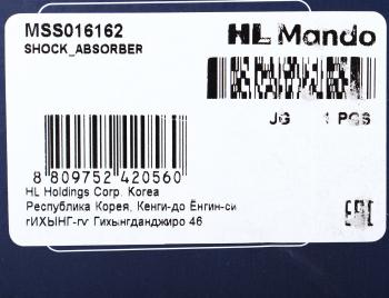 6 199 р. Амортизатор RENAULT Espace 4 (02-) передний левыйправый газовый MANDO MANDO mss016162  с доставкой в г. Майкоп. Увеличить фотографию 3