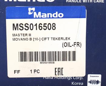 3 279 р. Амортизатор RENAULT Master 3 (10-) задний левыйправый газовый MANDO MANDO mss016508  с доставкой в г. Майкоп. Увеличить фотографию 3