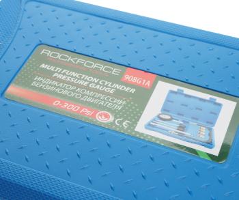 2 569 р. Индикатор компрессии двигателя бензин в кейсе ROCKFORCE ROCKFORCE rf-908g1a  с доставкой в г. Майкоп. Увеличить фотографию 4