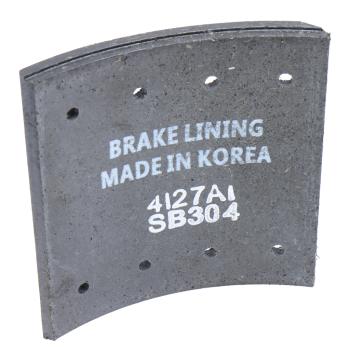659 р. Накладка тормозной колодки HYUNDAI HD120 (шир.150мм, 8 отверстий) задней SANGSIN SANGSIN sl214  с доставкой в г. Майкоп. Увеличить фотографию 2
