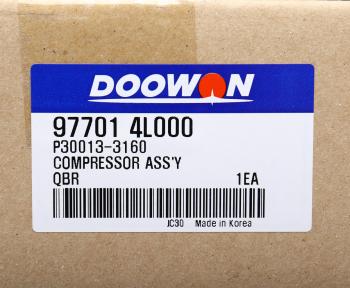 25 999 р. Компрессор HYUNDAI Solaris (10-) KIA Rio (11-) кондиционера DOOWON DOOWON 97701-4l000  с доставкой в г. Майкоп. Увеличить фотографию 6