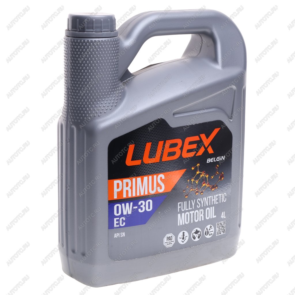 3 899 р. Масло моторное PRIMUS EC SN 0W30 синт.4л LUBEX LUBEX l034-1298-0404  с доставкой в г. Майкоп