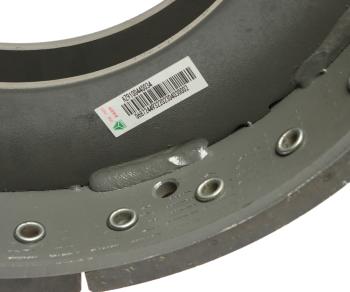 7 199 р. Колодка тормозная SITRAK HOWO передние с накладками (1шт.) OE SITRAK az9100440034  с доставкой в г. Майкоп. Увеличить фотографию 4