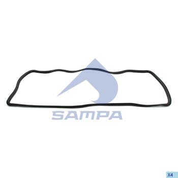 4 399 р. Молдинг VOLVO стекла лобового (уплотнитель) SAMPA SAMPA 032.479  с доставкой в г. Майкоп. Увеличить фотографию 1