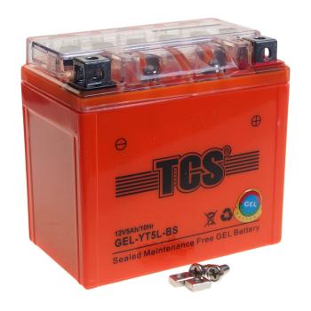 2 099 р. Аккумулятор TCS GEL 5Ач TCS 6ст5 yt5l-bs  с доставкой в г. Майкоп. Увеличить фотографию 1