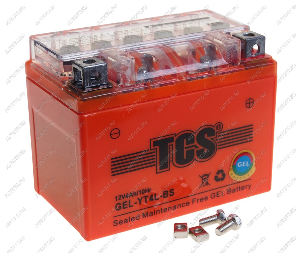 1 669 р. Аккумулятор TCS GEL 4Ач TCS 6ст4 yt4l-bs  с доставкой в г. Майкоп