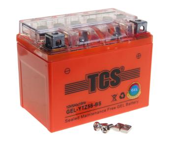 2 099 р. Аккумулятор TCS GEL 5Ач TCS 6ст5 ytz5s-bs gel  с доставкой в г. Майкоп. Увеличить фотографию 1