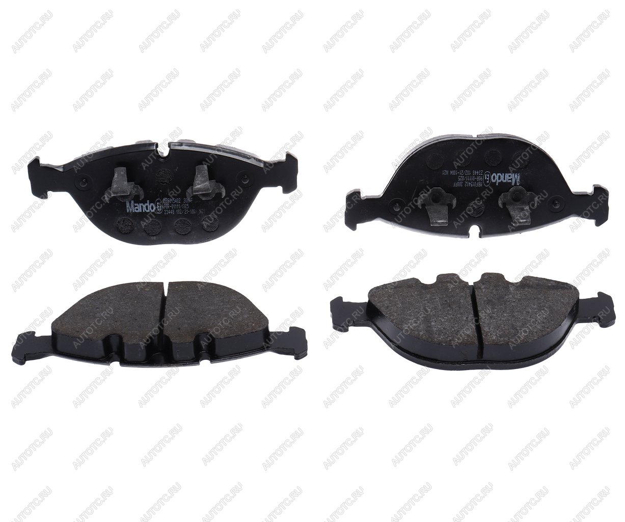 4 999 р. Колодки тормозные BMW X5 E53 (02-) (4.44.8) передние (4шт.) MANDO MANDO mbf015402  с доставкой в г. Майкоп