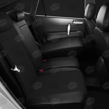 7 199 р. Авточехлы ЛАДА Largus (21-) экокожа-жаккард 5 мест задняя спинка 40х60 черные комплект AVTOLIDER AVTOLIDER vz29-2186-kk4  с доставкой в г. Майкоп. Увеличить фотографию 3