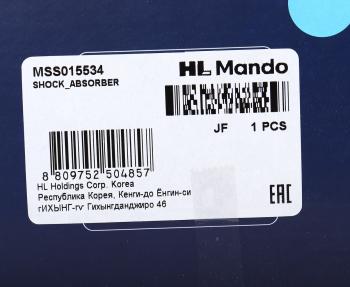4 299 р. Амортизатор MITSUBISHI Lancer 10 (07-) задний левый/правый газовый MANDO MANDO mss015534 MANDO mss015534  с доставкой в г. Майкоп. Увеличить фотографию 4