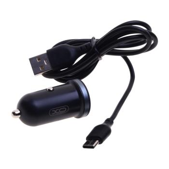 729 р. Устройство зарядное в прикуриватель 1USB + 1 Type C 12V XO XO cc56 black  с доставкой в г. Майкоп. Увеличить фотографию 2