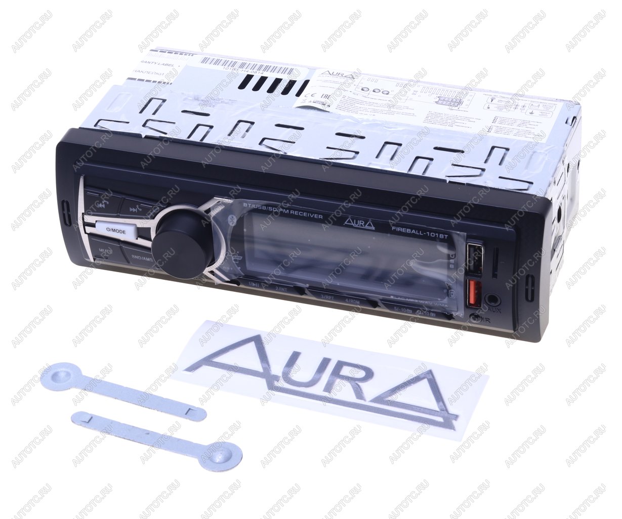 2 149 р. Магнитола автомобильная 1DIN AURA AURA fireball-101bt  с доставкой в г. Майкоп