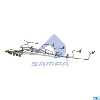 4 399 р. Трубка топливная MAN комплект SAMPA SAMPA 020.707  с доставкой в г. Майкоп. Увеличить фотографию 1