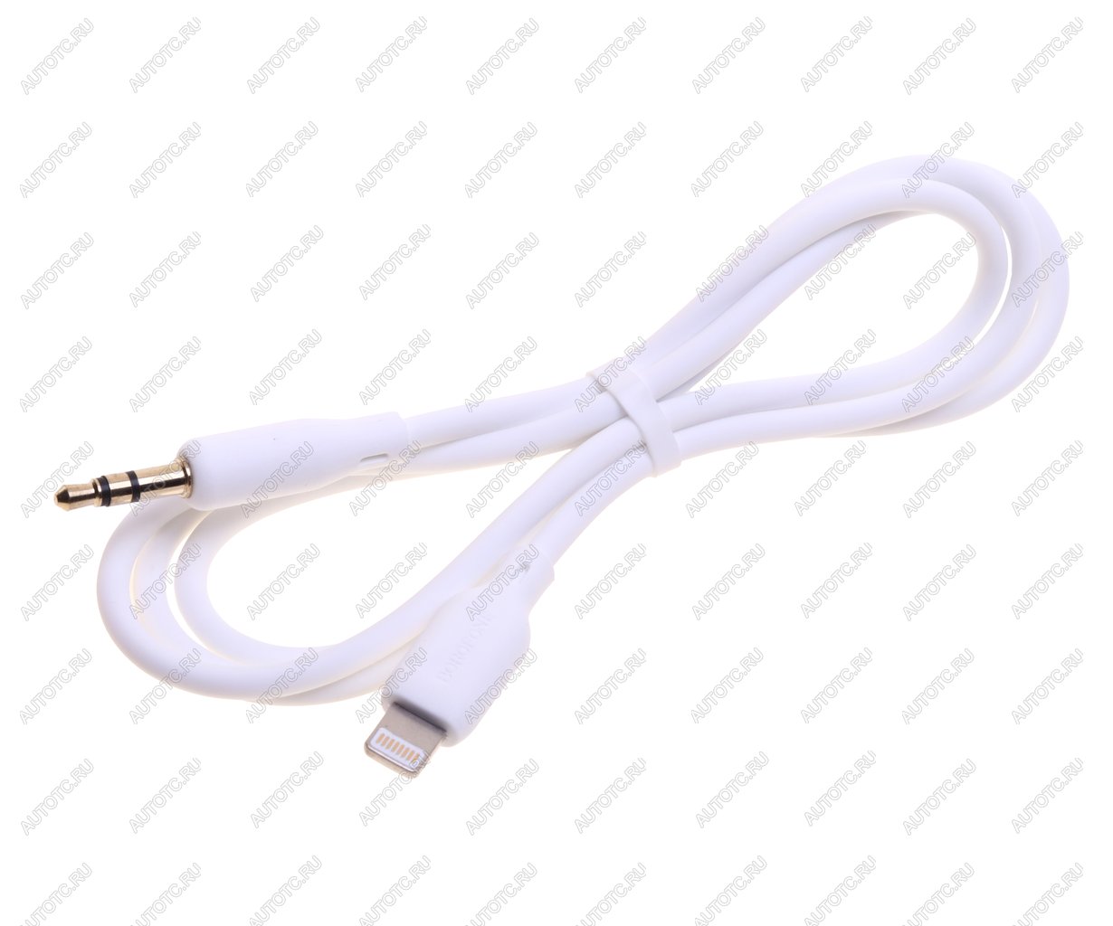 319 р. Переходник iPhone (5-) на jack 3.5 BOROFONE BOROFONE bl18 белый  с доставкой в г. Майкоп