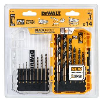 3 199 р. Набор сверл по металлу 1.0-8.0мм HSS (14шт.) DEWALT DEWALT dt70727-qz  с доставкой в г. Майкоп. Увеличить фотографию 1