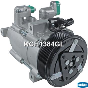 25 399 р. Компрессор GEELY Emgrand (13-) кондиционера KRAUF KRAUF kch1384gl  с доставкой в г. Майкоп. Увеличить фотографию 1