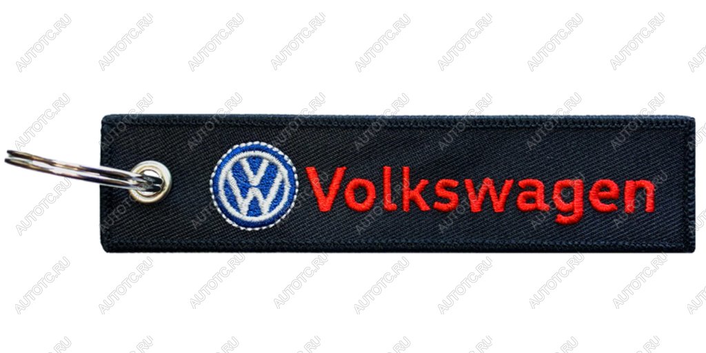 190 р. Брелок VW ткань,вышивка 13х3см MASHINOKOM MASHINOKOM bmv 027  с доставкой в г. Майкоп