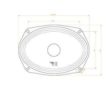 5 999 р. Колонки среднечастоные 6х9 (16х23см) 140Вт DL AUDIO DL AUDIO gryphon pro 69 se  с доставкой в г. Майкоп. Увеличить фотографию 9
