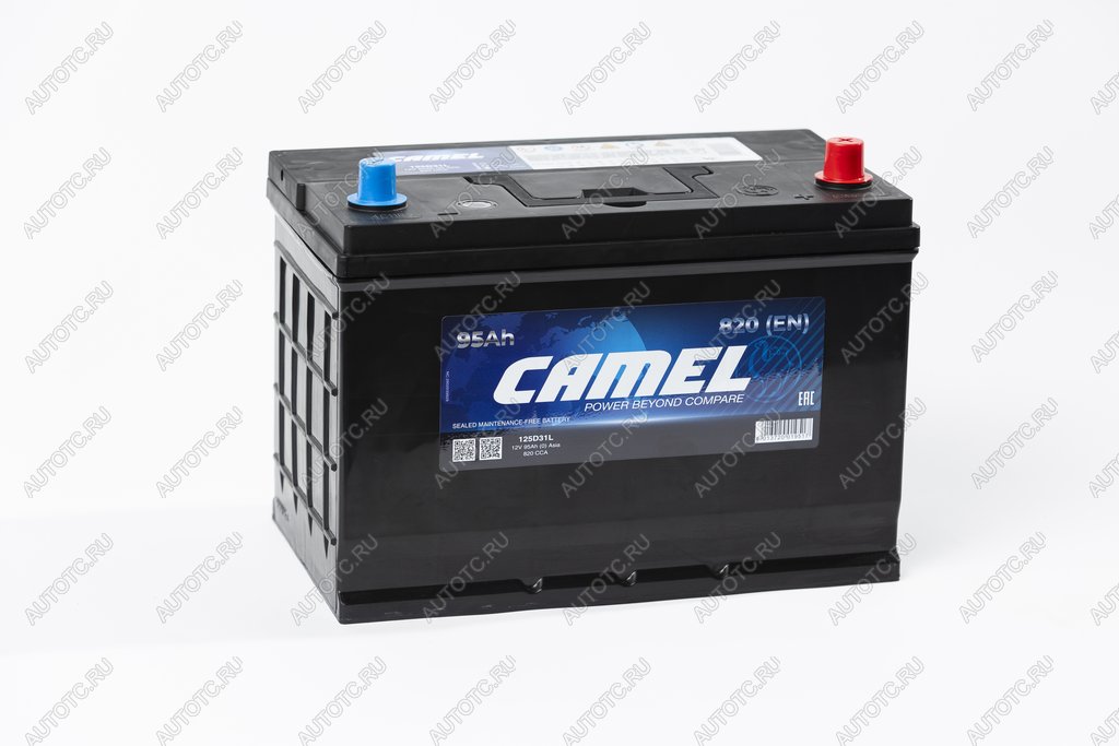 12 499 р. Аккумулятор CAMEL Asia 95Ач обратная полярность CAMEL 6ст95(0) 125d31l  с доставкой в г. Майкоп
