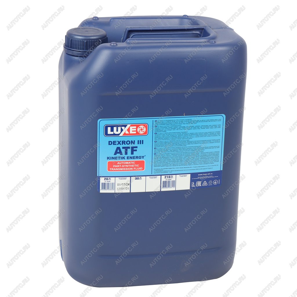 7 399 р. Масло трансмиссионное Kinetik Energy ATF Dexron III мин.20л LUXE LUXE 30468  с доставкой в г. Майкоп