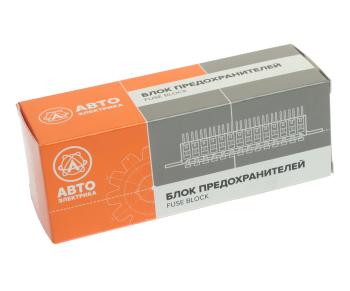 559 р. Блок предохранителей ГАЗ-3110 (9 защищаемых цепей,4 запасных предохранителя) AVTOELECTRICA AVTOELECTRICA 46.3722 ае  с доставкой в г. Майкоп. Увеличить фотографию 3