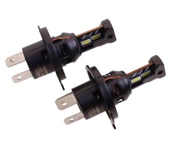 4 299 р. Лампа светодиодная 12V H4 P43t бокс (2шт.) MTF MTF ht04k6  с доставкой в г. Майкоп. Увеличить фотографию 2
