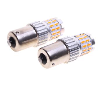 759 р. Лампа светодиодная 12V PY21W BAU15s желтая блистер (2шт.) XENITE XENITE 1009680  с доставкой в г. Майкоп. Увеличить фотографию 2