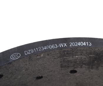 599 р. Накладка тормозной колодки SHAANXI задней (217х220) OE SHACMAN dz9112340063  с доставкой в г. Майкоп. Увеличить фотографию 3