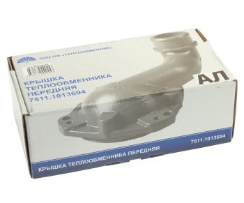 8 499 р. Крышка ЯМЗ теплообменника 7511,7601-1013600 МАЗ (алюминий) передняя ТЕПЛООБМЕННИК ТЕПЛООБМЕННИК 75.11-1013694 ал  с доставкой в г. Майкоп. Увеличить фотографию 4