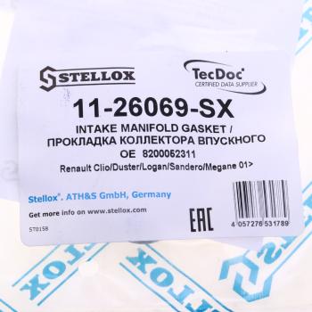 130 р. Прокладка коллектора RENAULT Clio,Megane,Scenic впускного STELLOX STELLOX 11-26069-sx  с доставкой в г. Майкоп. Увеличить фотографию 3