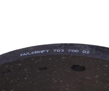 539 р. Накладка тормозной колодки SITRAK HOWO передней (1шт.)(410х160мм 8отв.мост VGD95) AVLKRAFT AVLKRAFT 70370002  с доставкой в г. Майкоп. Увеличить фотографию 3
