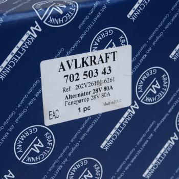 21 549 р. Генератор SITRAK C5H,C7H HOWO T5G,T7H дв.MC11,MC13 (80A) AVLKRAFT AVLKRAFT 70250343  с доставкой в г. Майкоп. Увеличить фотографию 5