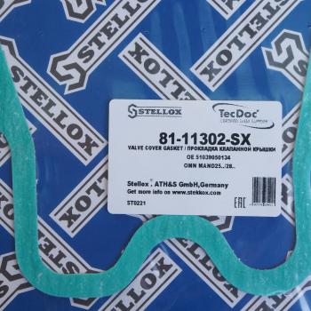 122 р. Прокладка крышки клапанной MAN F200,F90,M90 STELLOX STELLOX 81-11302-sx  с доставкой в г. Майкоп. Увеличить фотографию 2