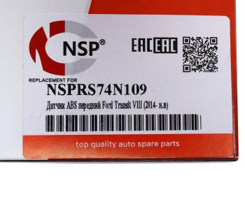 1 199 р. Датчик АБС FORD Transit (06-) колеса переднего NSP NSP nsprs74n109  с доставкой в г. Майкоп. Увеличить фотографию 5