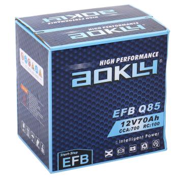 10 699 р. Аккумулятор AOKLY EFB 70Ач обратная полярность AOKLY 6ст70(0) q85l  с доставкой в г. Майкоп. Увеличить фотографию 4