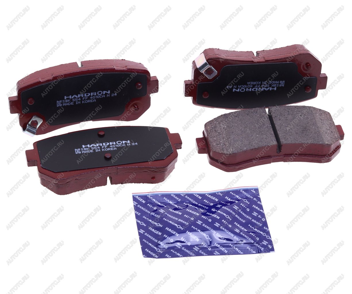 2 499 р. Колодки тормозные HYUNDAI i30 KIA Ceed,Rio (05-) задние (4шт.) HARDRON SANGSIN SANGSIN hp1187  с доставкой в г. Майкоп