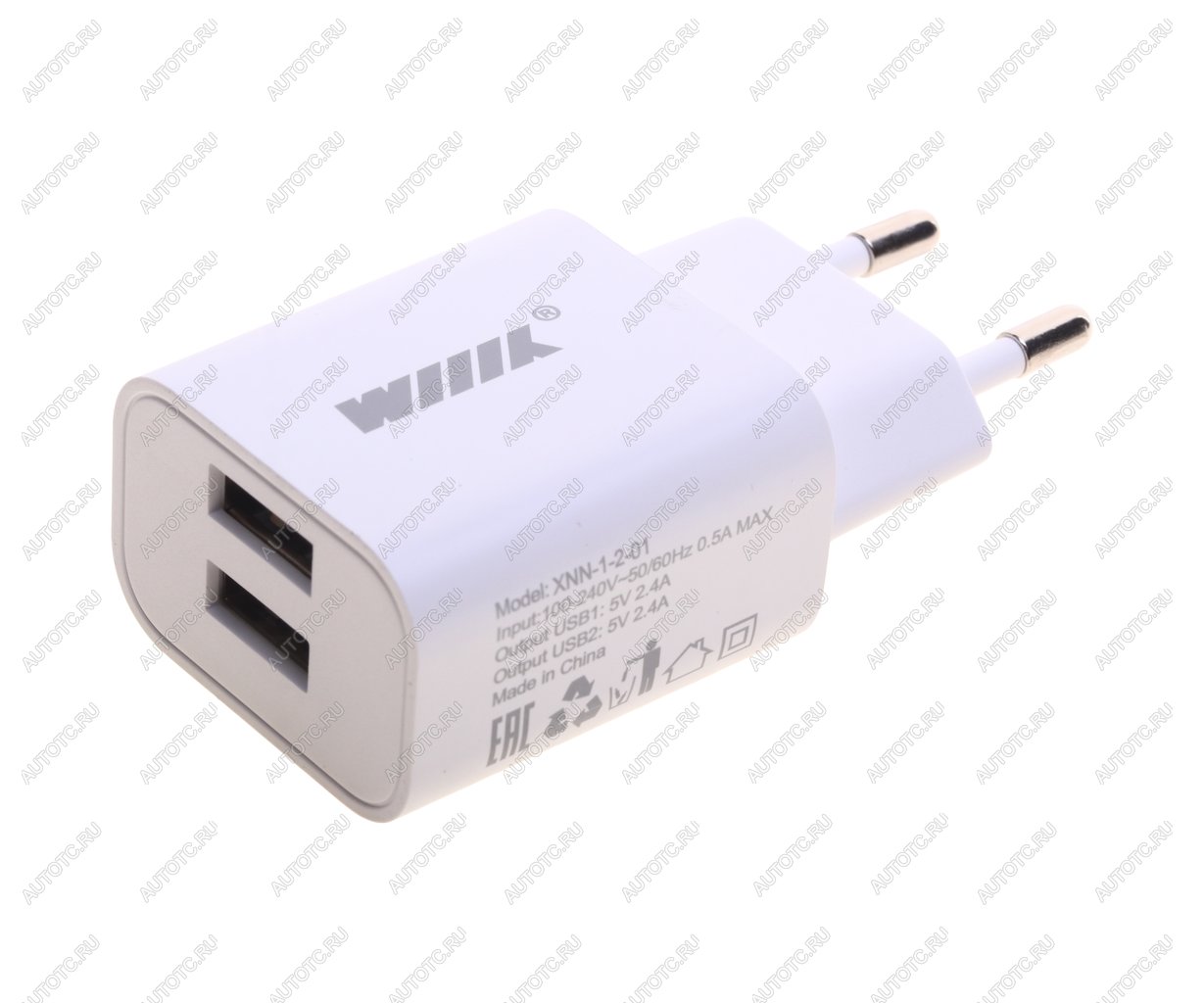 339 р. Устройство зарядное в розетку 2USB WIIIX WIIIX unn-1-2-01  с доставкой в г. Майкоп