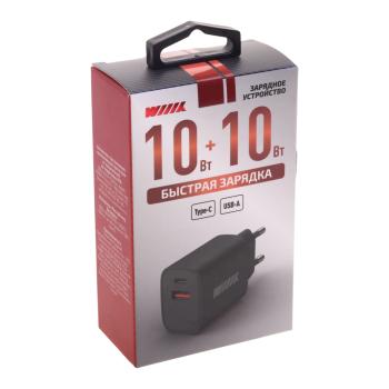 389 р. Устройство зарядное в розетку 2USB WIIIX WIIIX unn-1-2-04 black  с доставкой в г. Майкоп. Увеличить фотографию 4