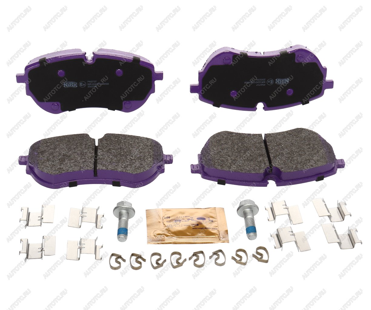 7 199 р. Колодки тормозные VW Amarok (11-) передние (4шт.) NIBK NIBK pn0737 NIBK pn0737  с доставкой в г. Майкоп