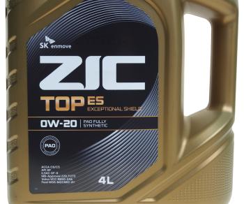 6 499 р. Масло моторное ZIC TOP ES SPC5C6GF-6A 0W20 синт.4л ZIC ZIC 162045  с доставкой в г. Майкоп. Увеличить фотографию 2