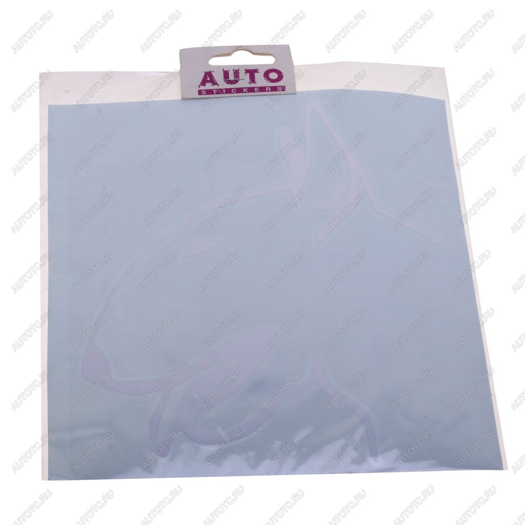 188 р. Наклейка Бультерьер вырезанная белая 20х21см AUTOSTICKERS AUTOSTICKERS и-84  с доставкой в г. Майкоп
