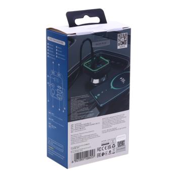 699 р. Устройство зарядное в прикуриватель с трансмиттером (bluetooth,hands free) черное BOROFONE BOROFONE bc53  с доставкой в г. Майкоп. Увеличить фотографию 5