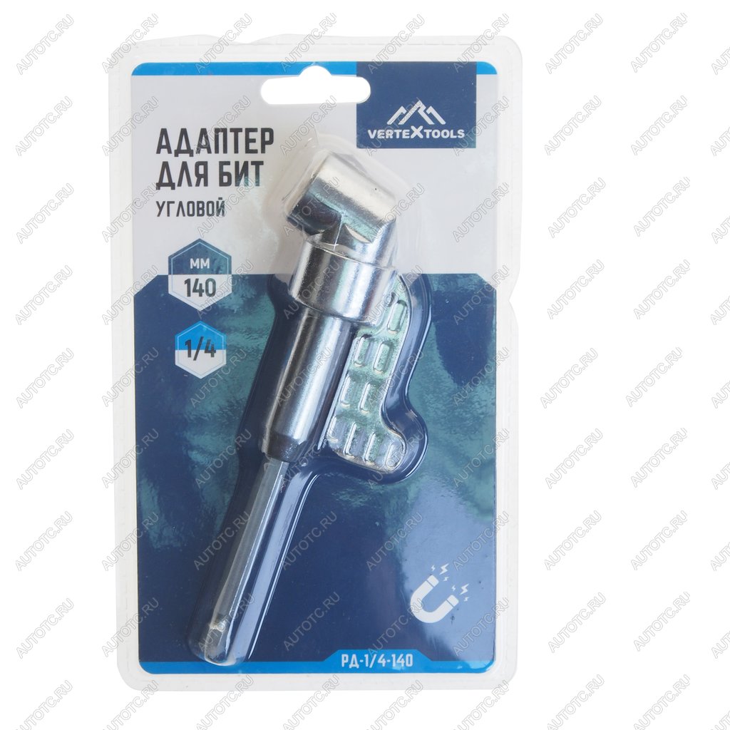 539 р. Адаптер-переходник для шуруповерта 14(F) угловой VERTEXTOOLS VERTEXTOOLS рд-14-140  с доставкой в г. Майкоп