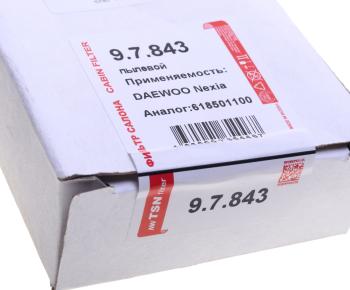 286 р. Фильтр воздушный салона DAEWOO Nexia (95-) TSN TSN 9.7.843  с доставкой в г. Майкоп. Увеличить фотографию 4