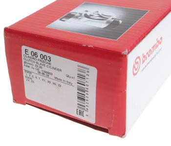 3 299 р. Цилиндр сцепления рабочий BMW 5 (E34) BREMBO BREMBO e06003 BREMBO e06003  с доставкой в г. Майкоп. Увеличить фотографию 3