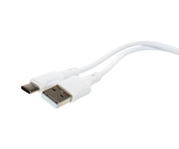 114 р. Кабель USB Type C 1м BOROFONE BOROFONE bx80 белый BOROFONE bx80 белый  с доставкой в г. Майкоп. Увеличить фотографию 2