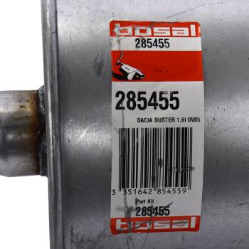 7 399 р. Глушитель RENAULT Duster (10-) (1.6) средняя часть BOSAL BOSAL 285-455  с доставкой в г. Майкоп. Увеличить фотографию 3